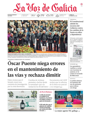 Cover of La Voz de Galicia (Barbanza)