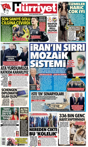 Cover of Hurriyet
