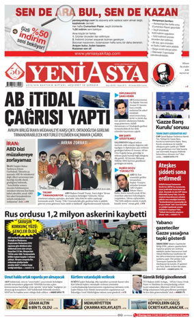 Cover of Yeni Asya