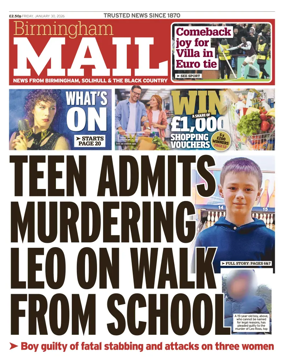 Cover of Birmingham Mail