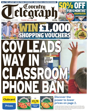Cover of Coventry Telegraph