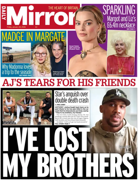 Cover of Daily Mirror
