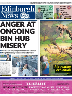 Cover of Edinburgh Evening News