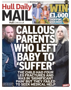 Cover of Hull Daily Mail
