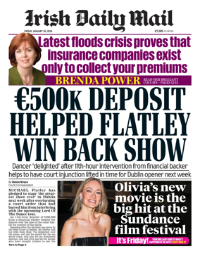 Cover of Irish Daily Mail
