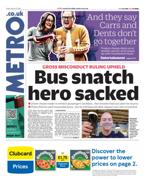 Cover of Metro (UK)