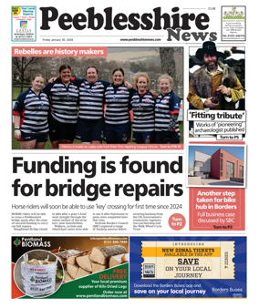 Cover of Peebleshire News