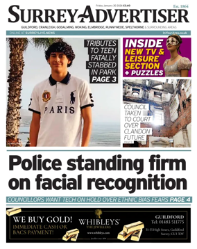 Cover of Surrey Advertiser