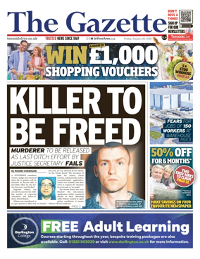 Cover of Teesside Evening Gazette