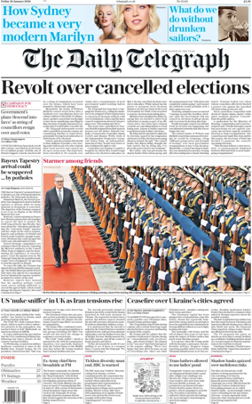 Cover of The Daily Telegraph