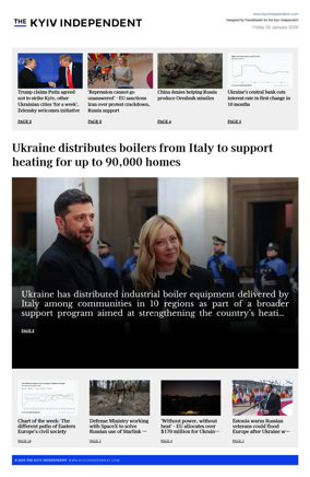 Cover of The Kyiv Independent