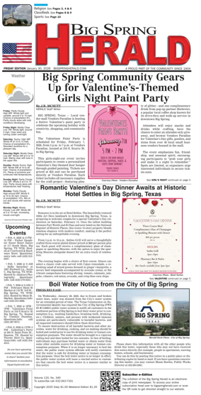 Cover of Big Spring Herald