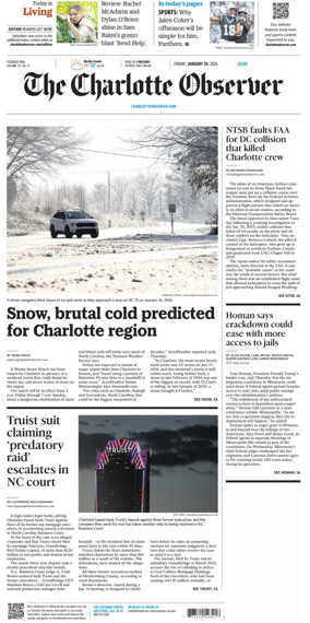 Cover of The Charlotte Observer