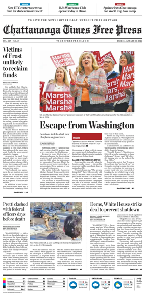 Cover of Chattanooga Times Free Press