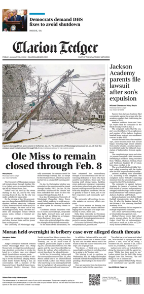 Cover of Clarion Ledger