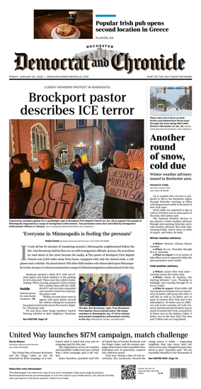 Cover of Democrat and Chronicle