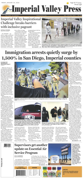 Cover of Imperial Valley Press