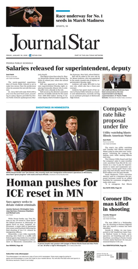 Cover of Journal Star (Peoria)