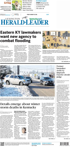 Cover of Lexington Herald-Leader