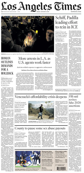 Cover of Los Angeles Times