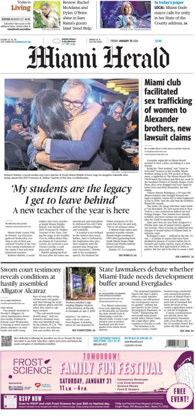 Cover of Miami Herald