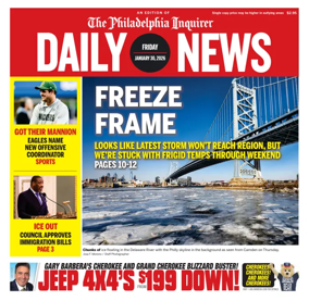 Cover of Philadelphia Daily News