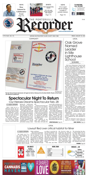 Cover of Porterville Recorder