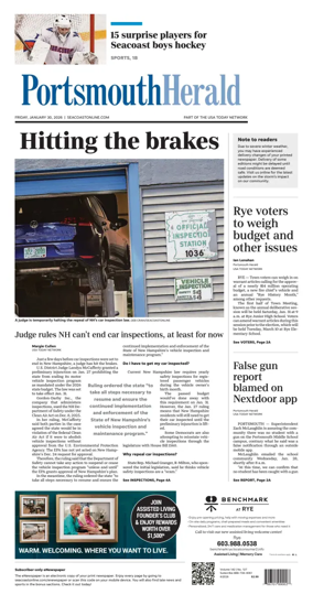 Cover of Portsmouth Herald