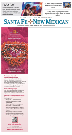 Cover of Santa Fe New Mexican