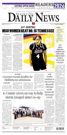 Cover of Starkville Daily News
