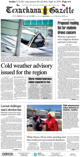 Cover of Texarkana Gazette