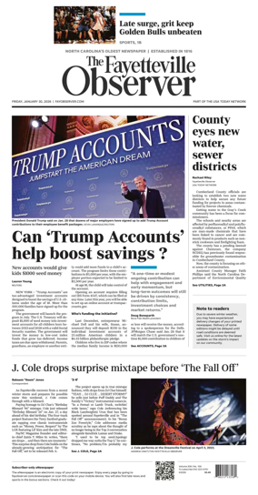 Cover of The Fayetteville Observer