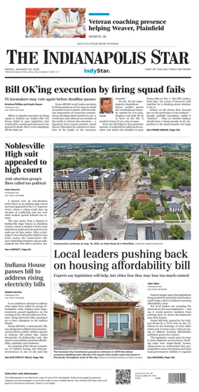 Cover of The Indianapolis Star