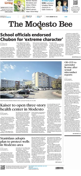 Cover of The Modesto Bee