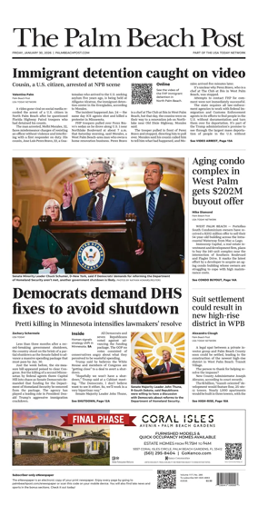 Cover of The Palm Beach Post