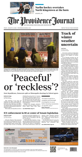 Cover of The Providence Journal