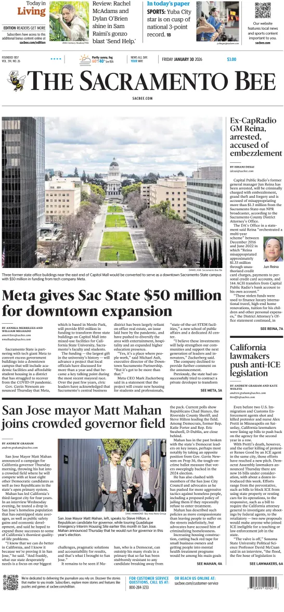 Cover of The Sacramento Bee