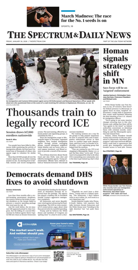 Cover of The Spectrum & Daily News