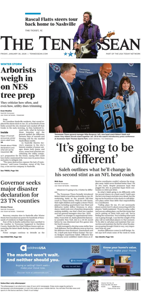 Cover of The Tennessean