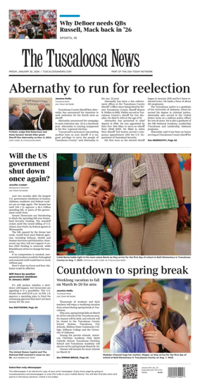 Cover of The Tuscaloosa News