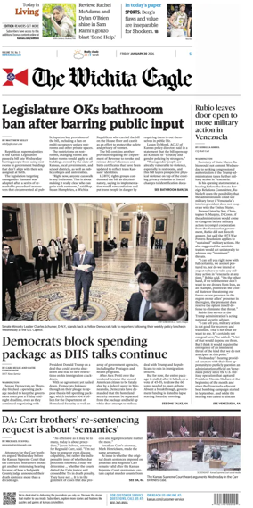 Cover of The Wichita Eagle