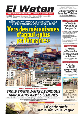 Cover of El Watan (Algeria)
