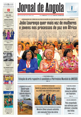 Cover of Jornal de Angola