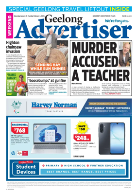 Cover of Geelong Advertiser