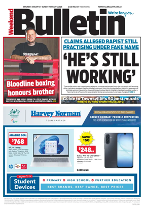 Cover of Townsville Bulletin