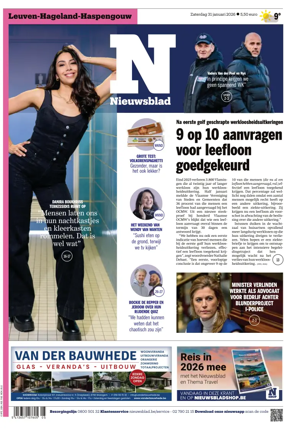 Cover of Het Nieuwsblad