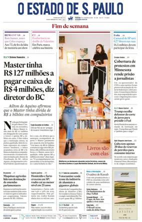 Cover of O Estado de S. Paulo