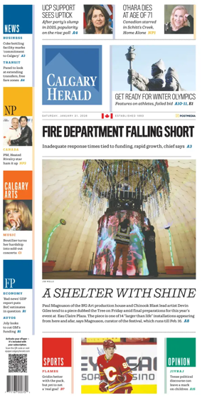 Cover of Calgary Herald