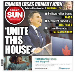 Cover of Calgary Sun