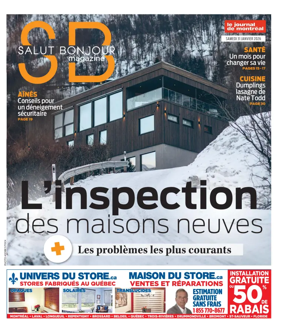 Cover of Le Journal de Montreal - Salut Bonjour Magazine